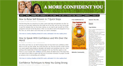Desktop Screenshot of more-confident.com